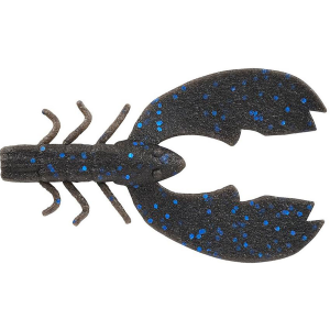 Image of Berkley PowerBait MaxScent Chigger Craw Soft Bait | Black Blue Fleck; 4 in.