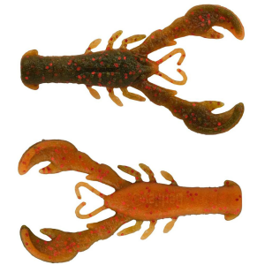 Image of Berkley PowerBait MaxScent Lil' Super Trooper | Watermelon Copper Orange Red; 2 1/2 in.