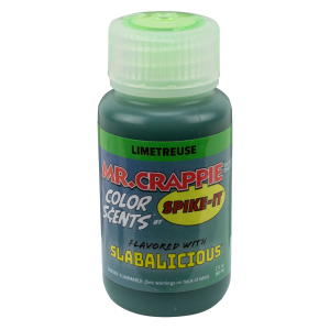 Image of Spike-It Mr. Crappie Color Scents Dye | Limetreuse