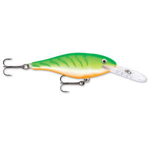 Image of Rapala Shad Rap | Green Tiger UV; 2 in.
