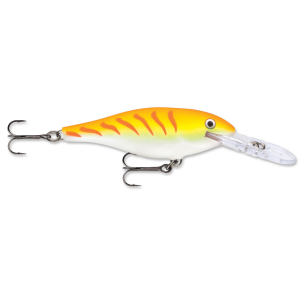Image of Rapala Shad Rap | Orange Tiger UV; 2 3/4 in.