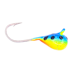 Image of Kenders Tungsten D-Style Jig - Large Hook | Rainbow Trout UV; 4 mm