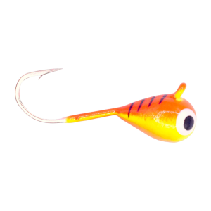 Image of Kenders Tungsten D-Style Jig - Large Hook | Tiger UV; 4 mm