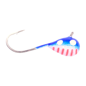 Image of Kenders Tungsten D-Style Jig - Large Hook | Freedom Glow; 6 mm