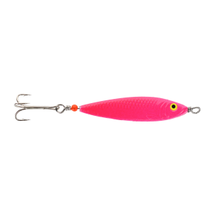 Image of Buzz Bomb Spinnow Jigging Spoon | Hot Pink; 11/16 oz.