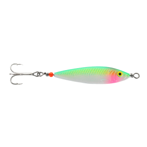 Image of Buzz Bomb Spinnow Jigging Spoon | Perch; 11/16 oz.