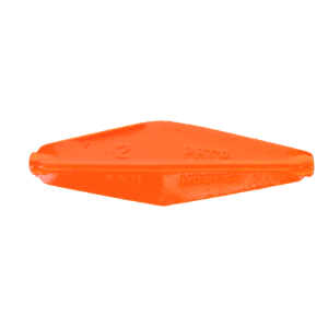 Image of Buzz Bomb Jigging Spoon | Fire Orange; 2 1/2 in.