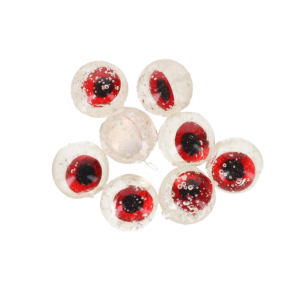 Image of Soco Baits Crazy Eye Soft Bait | Red; 1/2 in.