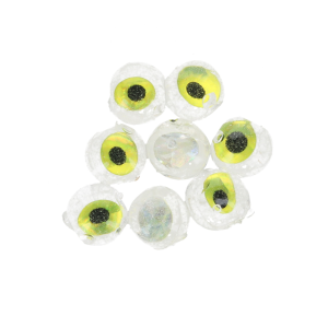 Image of Soco Baits Crazy Eye Soft Bait | Chartreuse; 1/4 in.