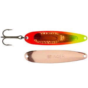 Image of Michigan Stinger Standard Spoon | UV Atomic Fireball; 3 3/4 in.
