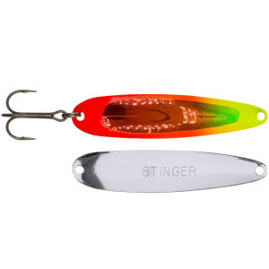 Image of Michigan Stinger Standard Spoon | Atomic Fireball Transparent UV; 3 3/4 in.