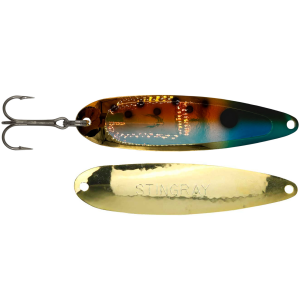 Image of Michigan Stinger Stingray Spoon | UV Brown Trout; 4 1/4 in.