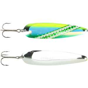 Image of Michigan Stinger Magnum Spoon | UV Green Dolphin