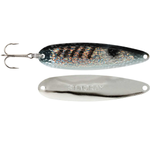 Image of Michigan Stinger Stingray Spoon | Crushed Black Alewife; 4 1/4 in.