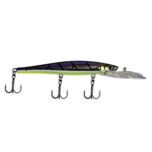 Image of WalleyeX Brawler Crankbait | Chrome Tiger; 4 3/4 in.