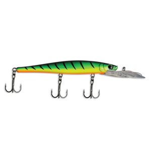 Image of WalleyeX Brawler Crankbait | Fire Tiger; 4 3/4 in.