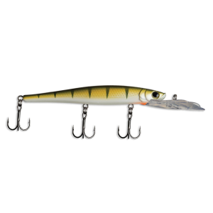 Image of WalleyeX Brawler Crankbait | Green Perch; 4 3/4 in.