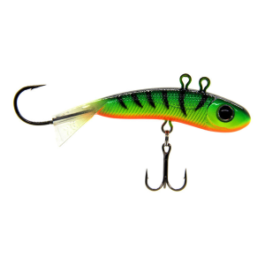 Image of WalleyeX Kamikaze Jigging Bait | Fire Tiger; 1 oz.