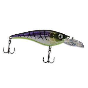 Image of WalleyeX XShad Crankbait | Chrome Tiger; 3 7/8 in.