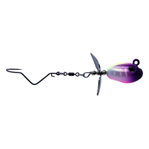 Image of WalleyeX Depth Charge GT Spinner Rig | Grape Ape; 3/4 oz.