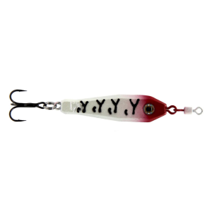 Image of WalleyeX XSlab Jigging Spoon | Hot Head; 1 oz.