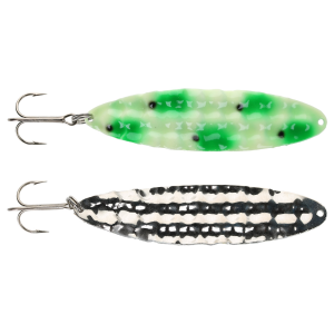 Image of Moonshine Lures Hammered Moonchip Spoon | Bad Toad; 5 in.