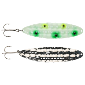 Image of Moonshine Lures Hammered Moonchip Spoon | Soda; 5 in.