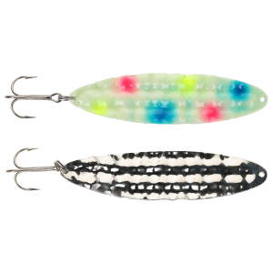 Image of Moonshine Lures Hammered Moonchip Spoon | Wonderbread; 4 in.