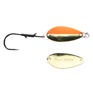 Image of Kalin's Worm Walker Spoon | Gold Fluorescent Orange; 1/4 oz.