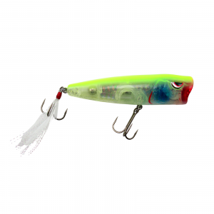 Image of SPRO E Pop 80 Popper | Chartreuse Silver