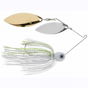 Image of Accent Jacob Wheeler Double Crossbone Spinnerbait | Chartreuse Shad; 1/2 oz.