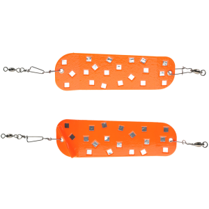 Image of Moonshine Mirrored Flasher | Mango Maniac; 5.5 in.