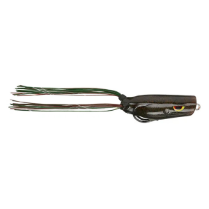 Image of Gambler Lures Popping Frog | Green Pumpkin; 2 3/4 in.