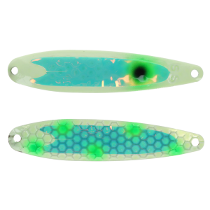 Image of Dreamweaver Super Slim Spoon | Exclusive Color - Dotted Green Eye Ghost; 3 5/8 in.