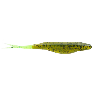 Image of Zoom Super Fluke | Watermelon-Chartreuse; 5 1/4 in.