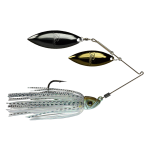 Image of Picasso Lures Titanium Double Willow Spinnerbait | Gold-Nickel Blades - Gizzard Shad; 3/4 oz.
