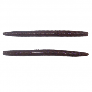 Image of Yamamoto Original Senko Worms | Cinnamon Brown w/ Black/Purple Flake; 4 in.