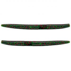 Image of Yamamoto Original Senko Worms | Watermelon w/ Red/Green Flake; 4 in.