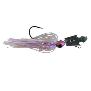 Image of Picasso Lures Shock Blade Gen 2 Bladed Jig | Nickel Blade - Hand Tied Morning Dawn; 1/2 oz.