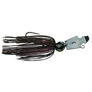 Image of Picasso Lures Shock Blade Gen 2 Bladed Jig | Black Blade - Black-Red Camo; 3/8 oz.