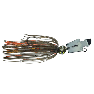 Image of Picasso Lures Shock Blade Gen 2 Bladed Jig | Black Blade - Green Pumpkin-Amber-Red; 1/2 oz.