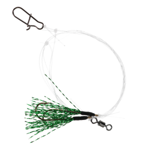 Image of Fishing Addiction Gear Perch Fly Rig | Emerald; 6