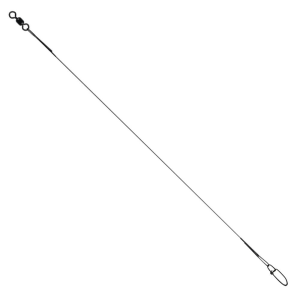 Image of Berkley Wire-Wound Steelon Leaders | Black; 30 lb.; 24 in.