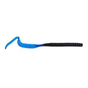 Image of Berkley PowerBait Power Worms | Black-Blue; 12 in.