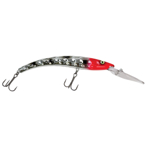Image of Reef Runner 800 Hammered Series Deep Diver Crankbait | Chrome Bloody Nose