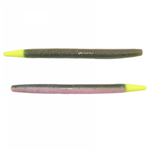 Image of Yamamoto Original Senko Worms | Rainbow Trout (Chartreuse Tip); 5 in.