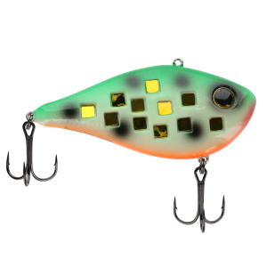 Image of Reef Runner Flash Shad Lipless Crankbait | Glow Spotted Perch; 3/4 oz.