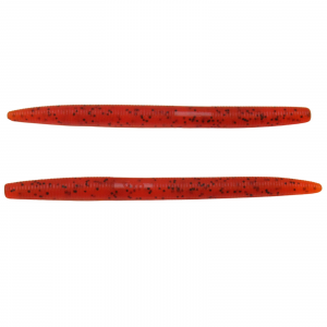 Image of Yamamoto Original Senko Worms | Pumpkin w/ Black Flake; 5 in.