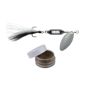 Image of Berkley Dough Rider Spinner | Black-Silver; 1/16 oz.