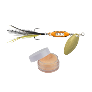 Image of Berkley Dough Rider Spinner | Yellow Coach Dog; 1/8 oz.